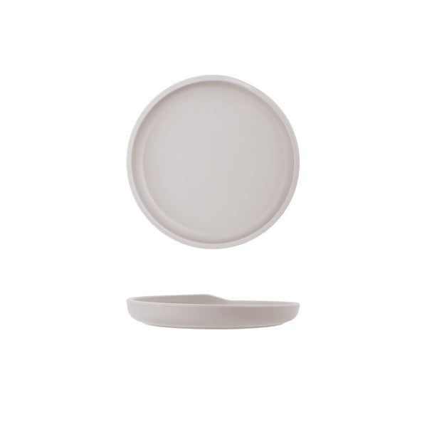 White Copenhagen Round Melamine Plate 17cm pack of 6