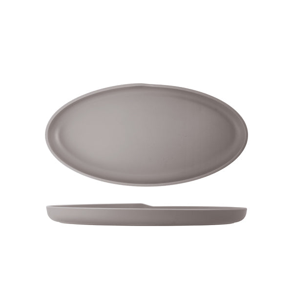 Sand Brown Copenhagen Oval Melamine Dish 40 x 20cm pack of 1