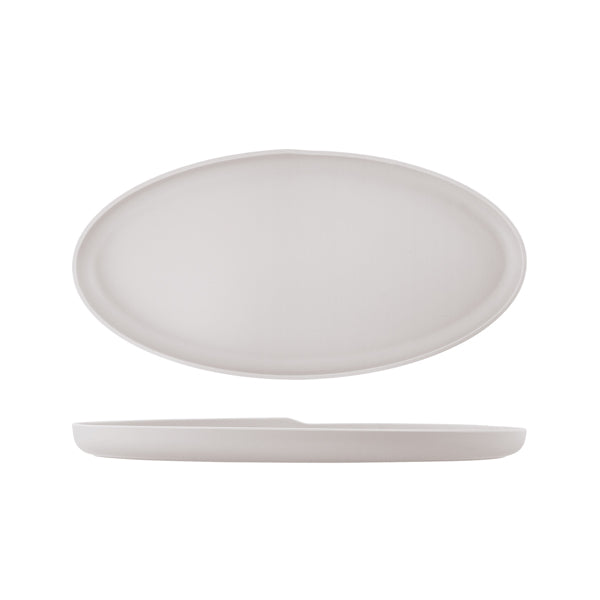 White Copenhagen Oval Melamine Dish 47.5 x 24cm pack of 1