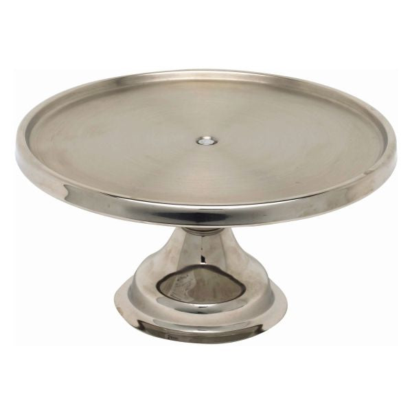 Genware S/St. Cake Stand 13"Dia.6.5" High pack of 1