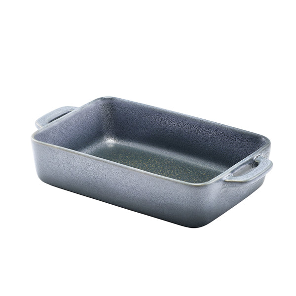 Forge Graphite Stoneware Rectangular Dish 16 x 10.5 x 4cm pack of 6