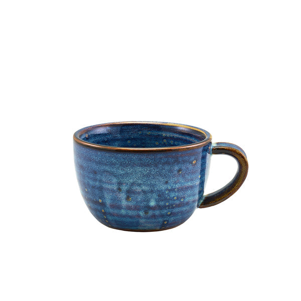 Terra Porcelain Aqua Blue Coffee Cup 22cl/ 7.75oz pack of 6