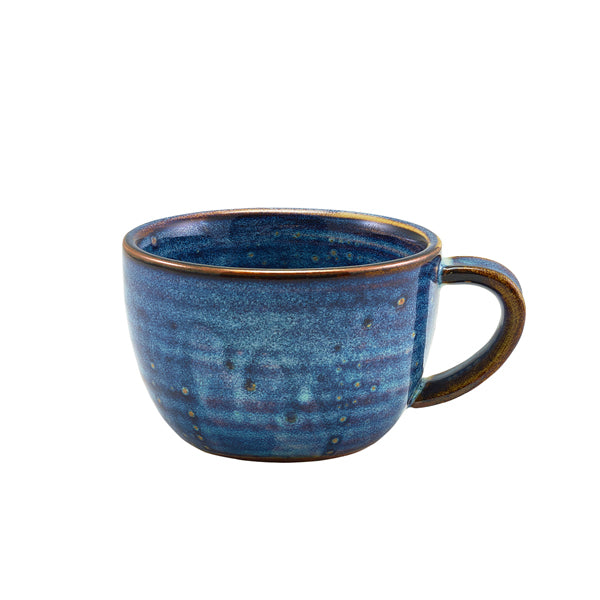 Terra Porcelain Aqua Blue Coffee Cup 28.5cl/ 10oz pack of 6