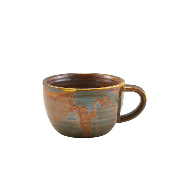 Terra Porcelain Rustic Copper Coffee Cup 22cl/ 7.75oz pack of 6