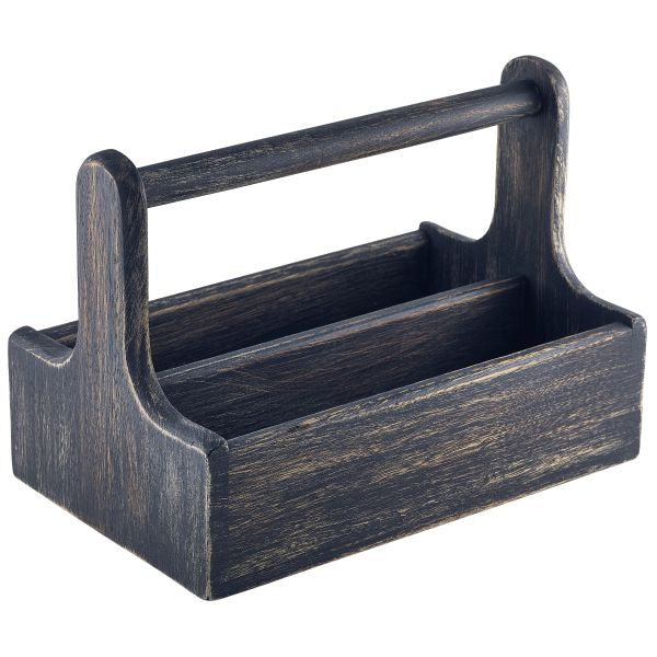 Black Wooden Table Caddy pack of 1