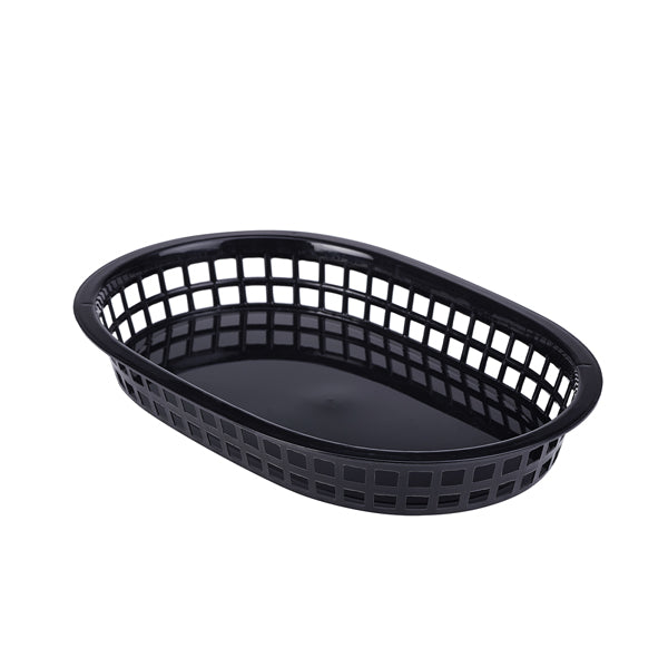 Fast Food Basket Black 27.5 x 17.5cm pack of 6