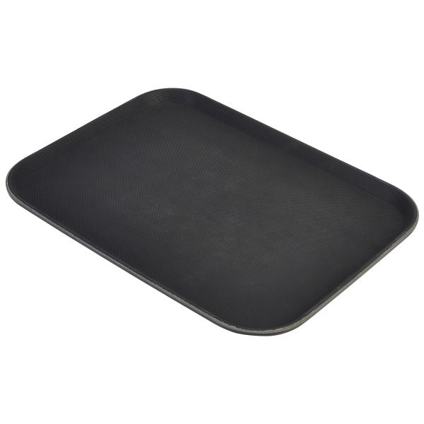 Gengrip 14" x 18" Rect. Non-Slip Tray Black pack of 1