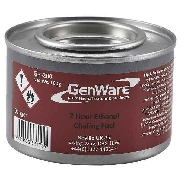 Gen-Heat Ethanol Chafing Fuel 2 Hour pack of 36