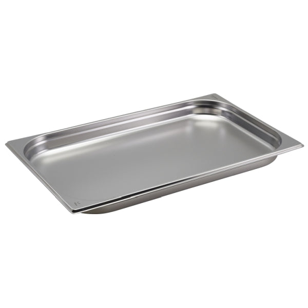 St/St Gastronorm Pan 1/1 - 40mm Deep pack of 1