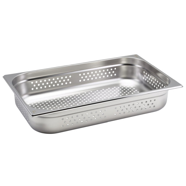 Perforated St/St Gastronorm Pan 1/1 - 100mm Deep pack of 1