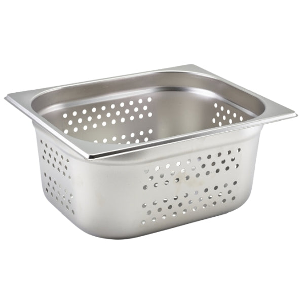 GenWare Perforated St/St Gastronorm Pan 1/2 - 150mm Deep pack of 1