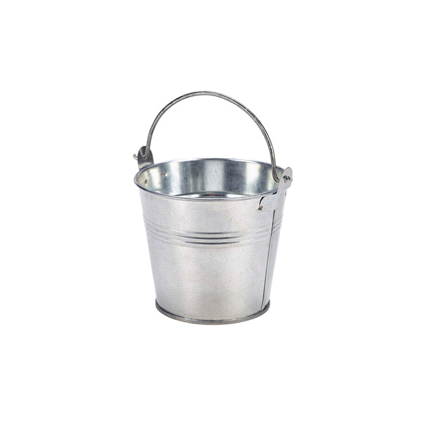 Galvanised Steel Serving Bucket 10cm Dia pack of 12