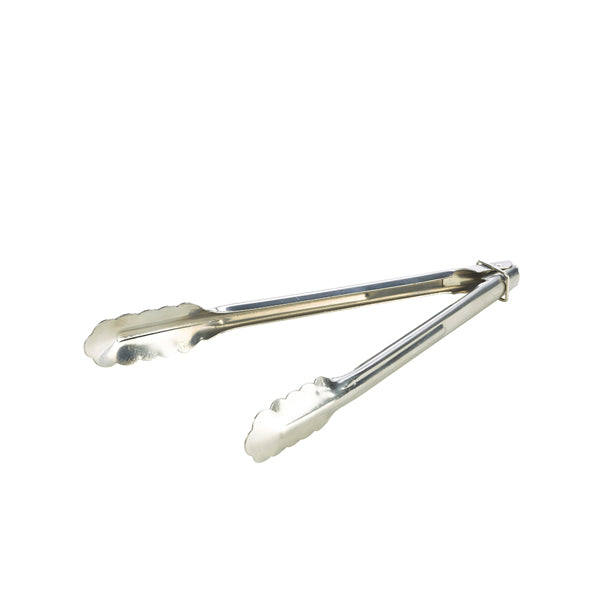 Heavy Duty S/St All Purpose Tongs 12'' pack of 1