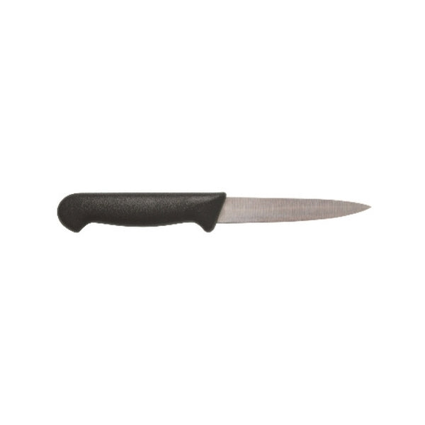 Genware 4" Vegetable Knife Black pack of 1