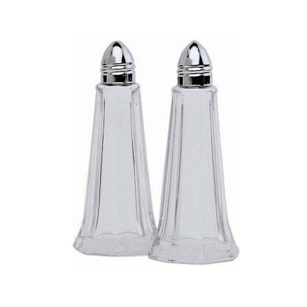 Glass Lighthouse Pepper Shaker Silver Top pack of 1