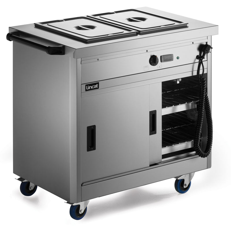 P6B2 - Panther 670 Series Free-standing Hot Cupboard – Bain Marie Top – 2GN