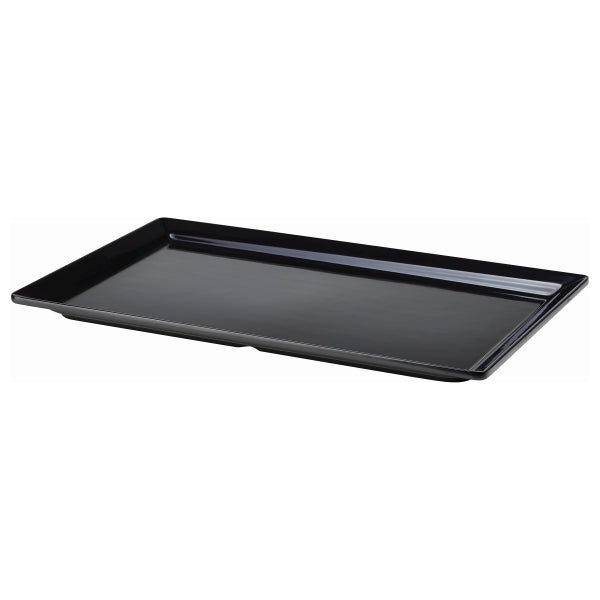 Black Melamine Platter GN 1/1 Size 53 X 32cm pack of 1