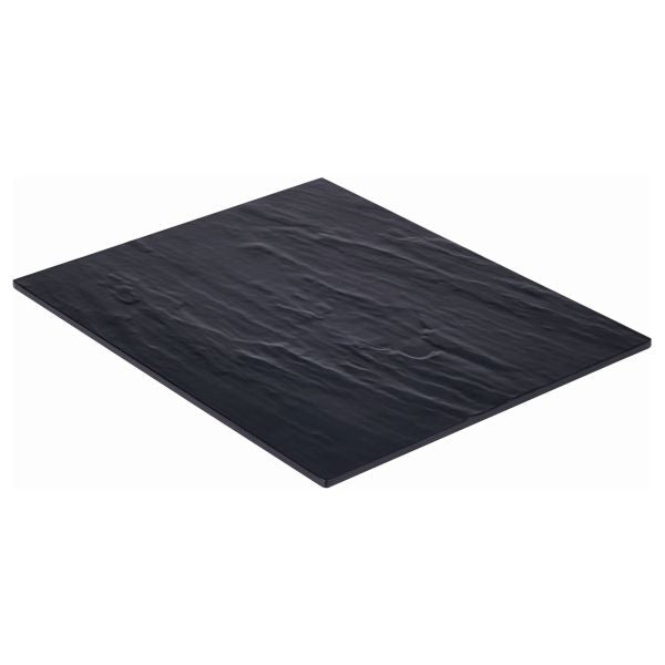 Slate Melamine Platter GN 1/2 32.5X26.5cm pack of 1