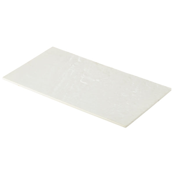 White Slate Melamine Platter GN 1/3 32.5x17.5cm pack of 1