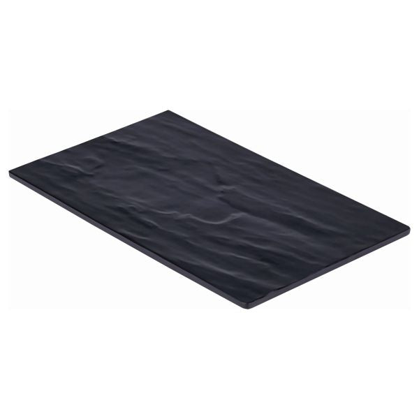 Slate Melamine Platter GN 1/4 26.5X16cm pack of 1