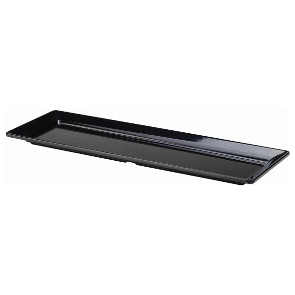 Black Melamine Platter GN 2/4 Size 53X17.5cm pack of 1