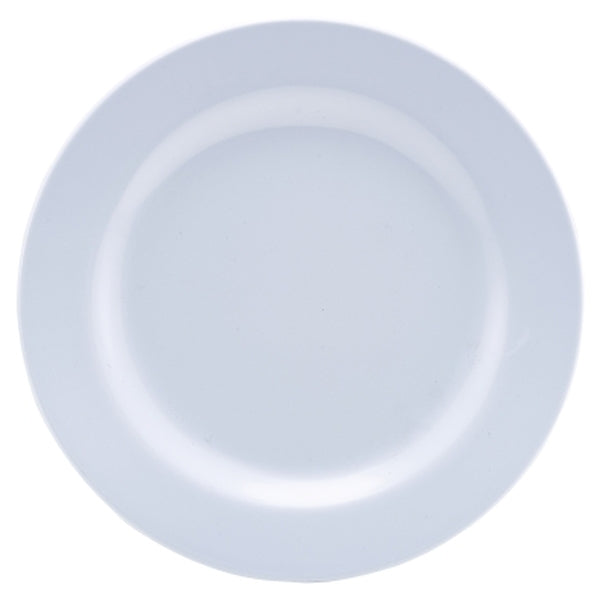 Genware 7" Melamine Plate White pack of 12