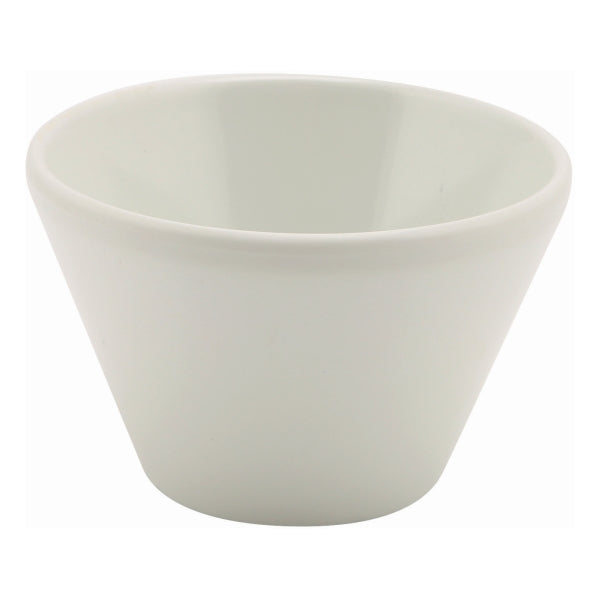 White Melamine Conical Buffet Bowl 8.5cm pack of 1