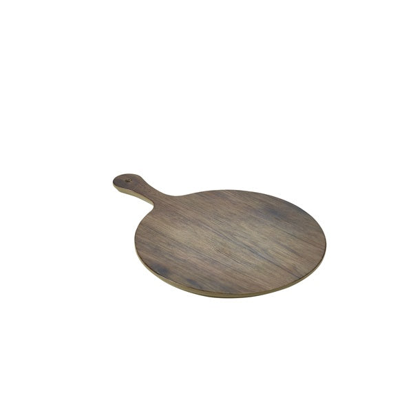 Wood Effect Melamine Paddle Board Round 17" pack of 1