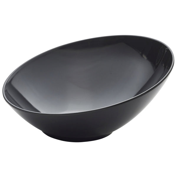 Black Melamine Slanted Buffet Bowl 30 x 29 x 13cm pack of 1