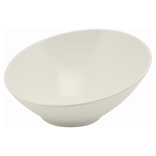 White Melamine Slanted Buffet Bowl 30X29X13cm pack of 1