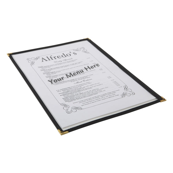 American Style Clear Menu Holder - 1 Page pack of 1