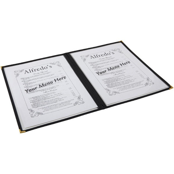 American Style Clear Menu Holder - 2 Page pack of 1