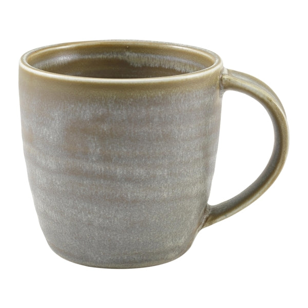 Terra Porcelain Matt Grey Mug 30cl/ 10.5oz pack of 6