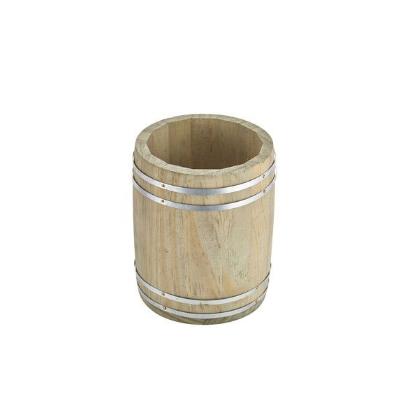 Miniature Wooden Barrel 11.5Dia x 13.5cm pack of 1