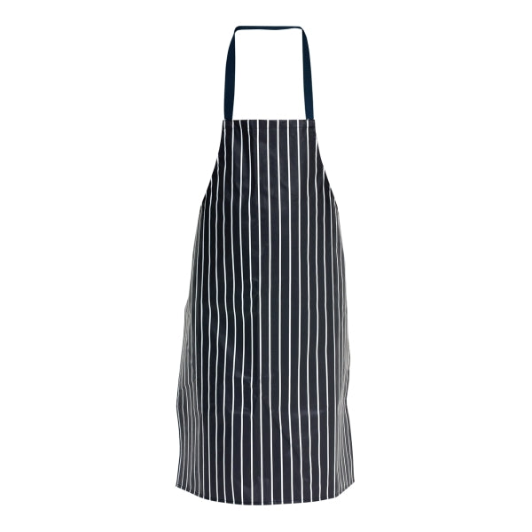 PVC Butchers Stripe Waterproof Apron 72X100cm pack of 1