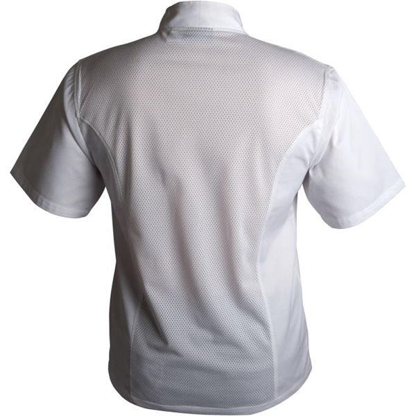 Coolback Press Stud Jacket (Short Sleeve) White XXL pack of 1