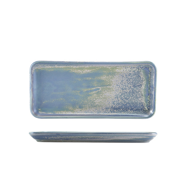 Terra Porcelain Seafoam Narrow Rectangular Platter 27 x 12.5cm pack of 6