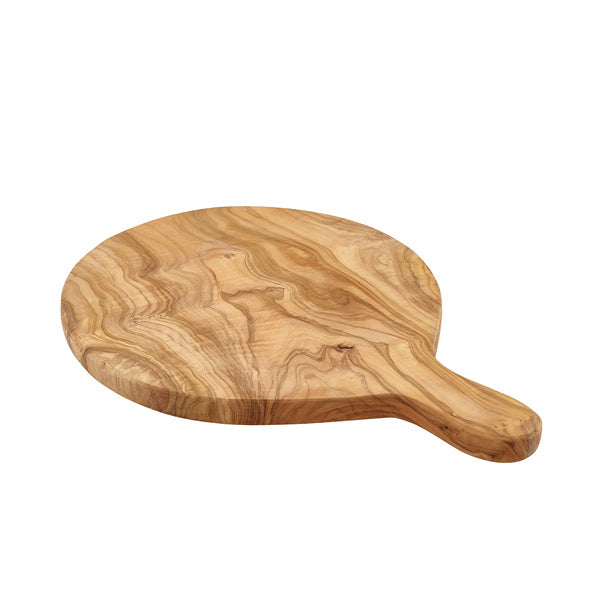 GenWare Olive Wood Round Paddle Board 26cm pack of 1