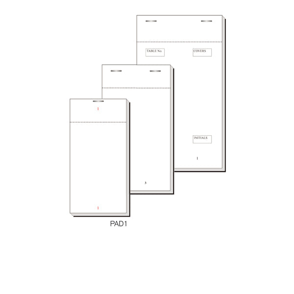 Order Pad 100 Sheet Single 127X63mm Box 50 pack of 1