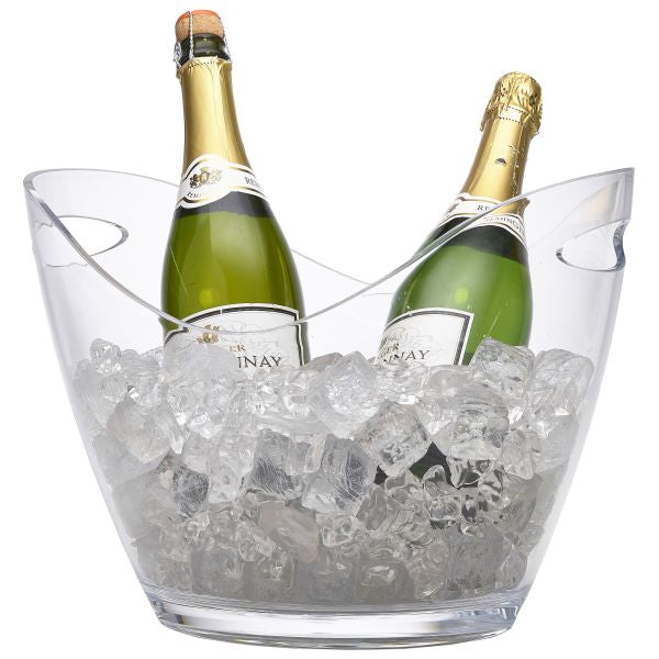 Clear Plastic Champagne Bucket Large pack of 1