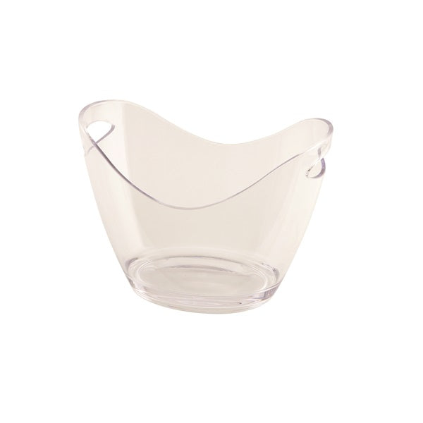 Clear Plastic Champagne/ Wine Bucket Small pack of 1