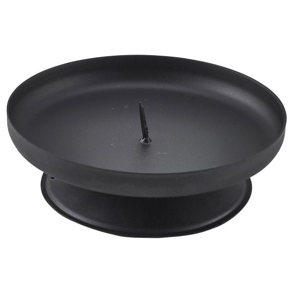 Pillar Candle Holder Black 90mm Dia pack of 10