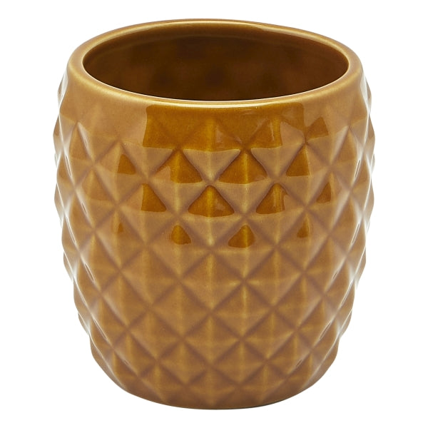 Genware Brown Pineapple Tiki Mug 40cl/ 14oz pack of 4