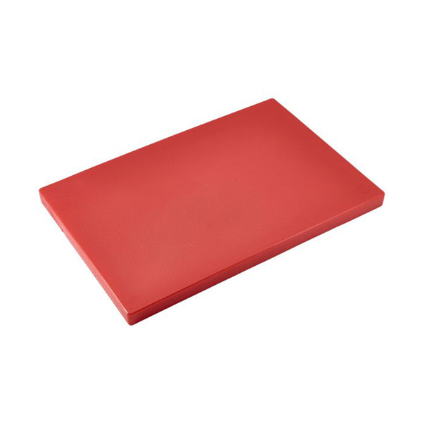 GenWare Red Low Density Chopping Board 18 x 12 x 1" pack of 1