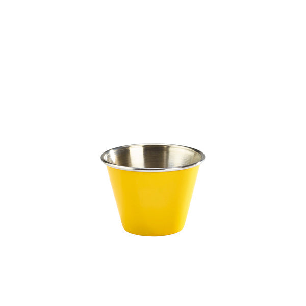 GenWare Yellow Stainless Steel Ramekin 71ml/ 2.5oz pack of 24