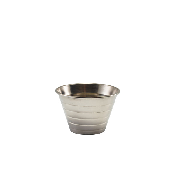 GenWare Stainless Steel Ribbed Ramekin 114ml/ 4oz pack of 24