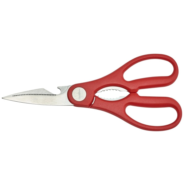 Stainless Steel Kitchen Scissors 8" Red pack of 1