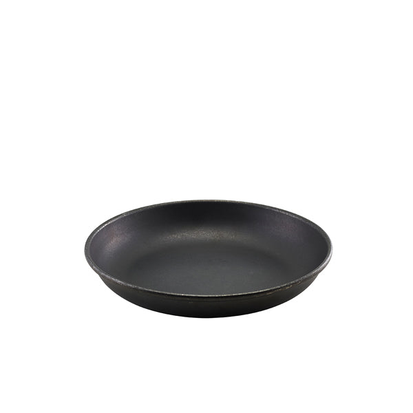 GenWare Black Vintage Steel Coupe Plate 20cm pack of 1