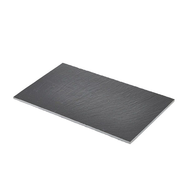 Genware Slate Platter 26.5x16cm GN 1/4 pack of 6