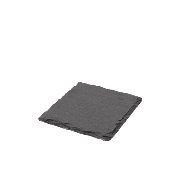 Genware Natural Edge Slate Platter 10 X 10cm pack of 12